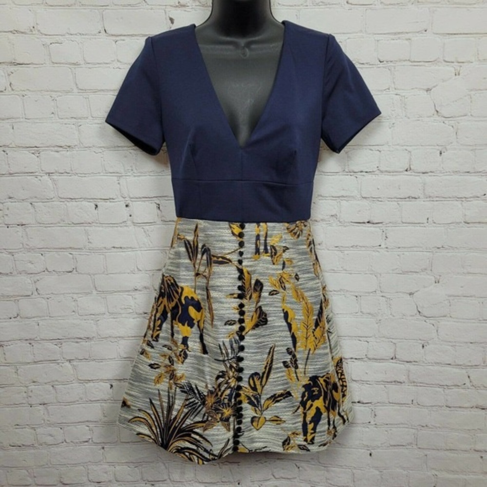 ModCloth Giraffe Twofer Minidress